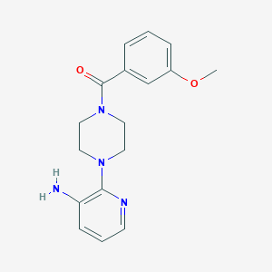 molecular formula C17H20N4O2 B13436415 (4-(3-Aminopyridin-2-yl)piperazin-1-yl)(3-methoxyphenyl)methanone 