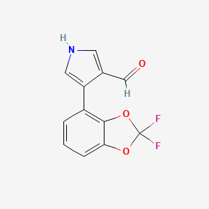 3-Descyano Fludioxonil 3-Carboxaldehyde