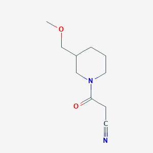 3-(3-(Methoxymethyl)piperidin-1-yl)-3-oxopropanenitrile