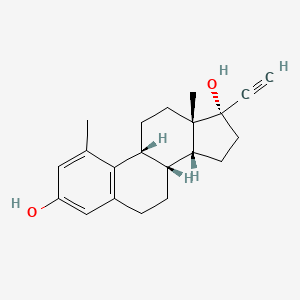 (8R,9R,13S,14R,17S)-17-ethynyl-1,13-dimethyl-7,8,9,11,12,14,15,16-octahydro-6H-cyclopenta[a]phenanthrene-3,17-diol