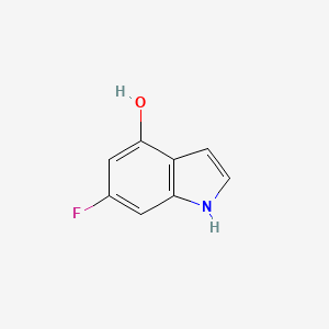 molecular formula C8H6FNO B1343651 6-氟-1H-吲哚-4-醇 CAS No. 885521-04-0