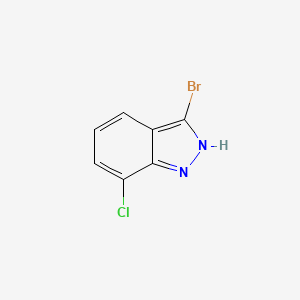 B1343654 3-bromo-7-chloro-1H-indazole CAS No. 885521-96-0