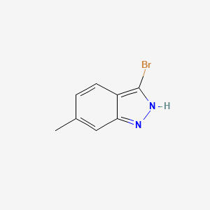 molecular formula C8H7BrN2 B1343656 3-溴-6-甲基-1H-吲唑 CAS No. 40598-73-0