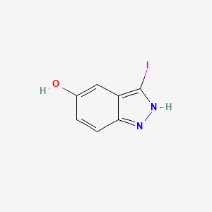 molecular formula C7H5IN2O B1343659 3-碘-1H-吲唑-5-醇 CAS No. 885519-38-0