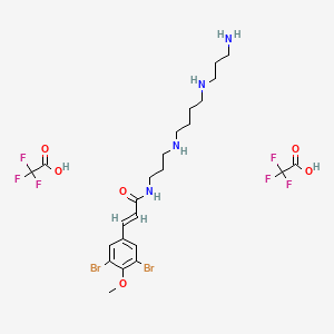 molecular formula C24H34Br2F6N4O6 B13436595 Ianthelliformisamine A TFA 