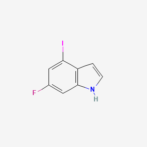 molecular formula C8H5FIN B1343661 6-氟-4-碘-1H-吲哚 CAS No. 885520-49-0