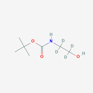 molecular formula C7H15NO3 B13436644 tert-Butyl (2-Hydroxyethyl-d4)carbamate 