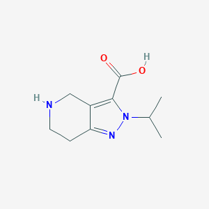 2-isopropyl-4,5,6,7-tetrahydro-2H-pyrazolo[4,3-c]pyridine-3-carboxylic acid