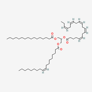 molecular formula C57H98O6 B13436703 [1-hexadecanoyloxy-3-[(Z)-octadec-9-enoyl]oxypropan-2-yl] (5Z,8Z,11Z,14Z,17Z)-icosa-5,8,11,14,17-pentaenoate 