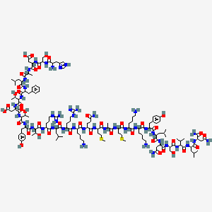 molecular formula C147H239N43O42S2 B13436752 Guinea pig VIP octacosapeptide 