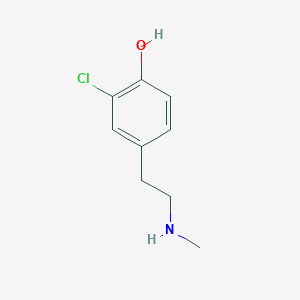 2-Chloro-4-[2-(methylamino)ethyl]phenol