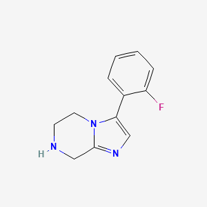 3-(2-Fluorophenyl)-5,6,7,8-tetrahydroimidazo[1,2-A]pyrazine