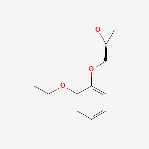 molecular formula C11H14O3 B13436807 (2S)-2-[(2-ethoxyphenoxy)methyl]oxirane 