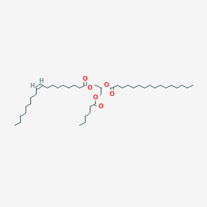 molecular formula C43H80O6 B13436828 1-Oleoyl-2-palmitoyl-3-caproyl-rac-glycerol 