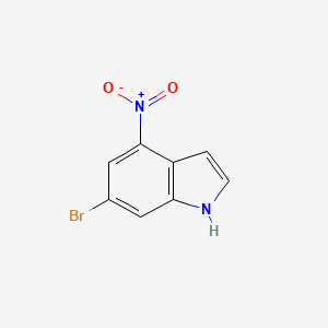 B1343684 6-bromo-4-nitro-1H-indole CAS No. 885520-50-3