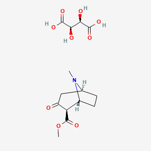 (1R-endo)-8-Methyl-3-oxo-8-azabicyclo[3.2.1]octane-2-carboxylic Acid Methyl Ester (2R,3R)-2,3-Dihydroxybutanedioate