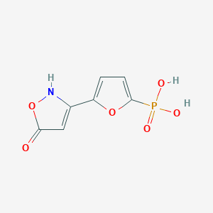 molecular formula C7H6NO6P B13436885 5-(5-Hydroxyl-Isoxazol-3-Yl)-Furan-2-Phosphonic Acid 