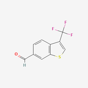 3-(Trifluoromethyl)benzo[b]thiophene-6-carbaldehyde