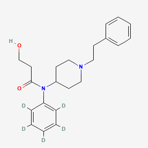 3-Hydroxy-N-phenyl-N-[1-(2-phenylethyl)-4-piperidinyl]propanamide-d5