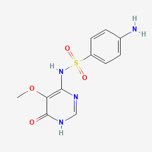 4-amino-N-(5-methoxy-6-oxo-1H-pyrimidin-4-yl)benzenesulfonamide