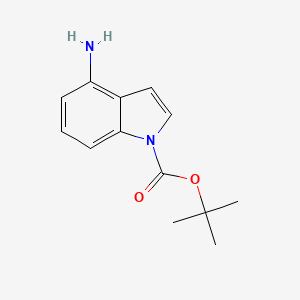 molecular formula C13H16N2O2 B1343700 1-Boc-4-氨基吲哚 CAS No. 885270-30-4