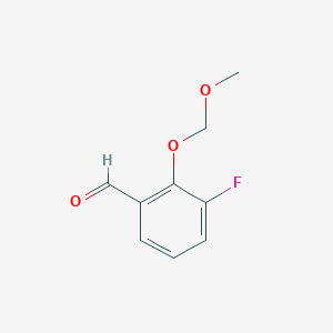 molecular formula C9H9FO3 B13437012 3-Fluoro-2-(methoxymethoxy)benzaldehyde 