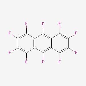 molecular formula C14F10 B13437020 Anthracene, decafluoro- CAS No. 1580-19-4