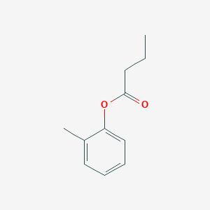 molecular formula C11H14O2 B13437035 2-Methylphenyl butyrate CAS No. 14617-90-4