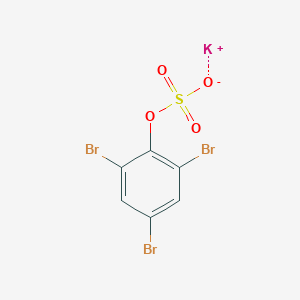 molecular formula C6H2Br3KO4S B13437043 2,4,6-Tribromophenyl Sulfate Potassium Salt 