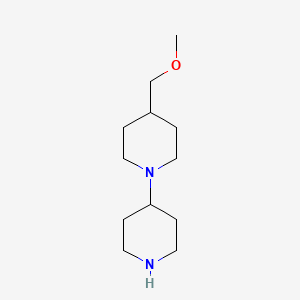 molecular formula C12H24N2O B13437047 4-(Methoxymethyl)-1,4'-bipiperidine 