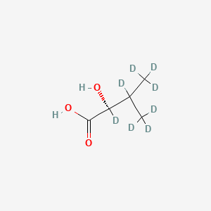 (2S)-2,3,4,4,4-pentadeuterio-2-hydroxy-3-(trideuteriomethyl)butanoic acid