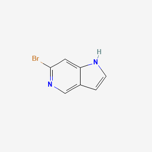 molecular formula C7H5BrN2 B1343707 6-溴-1H-吡咯并[3,2-c]吡啶 CAS No. 1000342-71-1