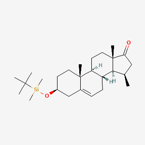 (3beta,15beta)-3-[[(1,1-Dimethylethyl)dimethylsilyl]oxy]-15-methyl-androst-5-en-17-one