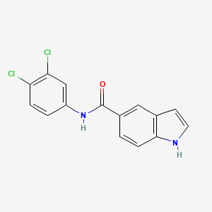 N-(3,4-dichlorophenyl)-1H-indole-5-carboxamide