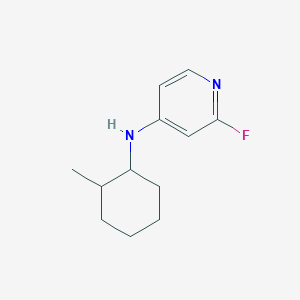 molecular formula C12H17FN2 B13437123 2-fluoro-N-(2-methylcyclohexyl)pyridin-4-amine 