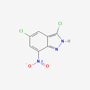 molecular formula C7H3Cl2N3O2 B1343713 3,5-二氯-7-硝基-1H-吲唑 CAS No. 316810-83-0