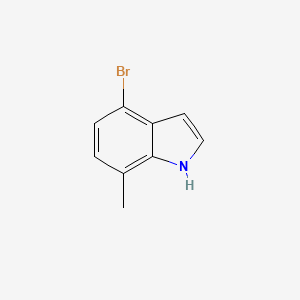 molecular formula C9H8BrN B1343714 4-Bromo-7-methyl-1H-indole CAS No. 936092-87-4