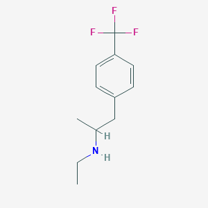 molecular formula C12H16F3N B13437171 N-ethyl-1-[4-(trifluoromethyl)phenyl]propan-2-amine CAS No. 1683-15-4