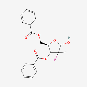 (2R)-2-Deoxy-2-fluoro-2-methyl-alpha-D-erythro-pentofuranose 3,5-Dibenzoate