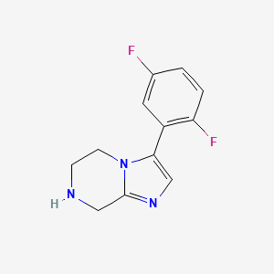 3-(2,5-Difluorophenyl)-5,6,7,8-tetrahydroimidazo[1,2-A]pyrazine