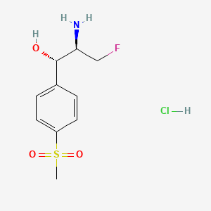 molecular formula C10H15ClFNO3S B13437251 ent-Florfenicol Amine Hydrochloride 