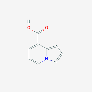 molecular formula C9H7NO2 B13437273 Indolizine-8-carboxylic acid 