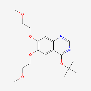 4-(1,1-Dimethylethoxy)-6,7-bis(2-methoxyethoxy)quinazoline