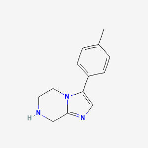 molecular formula C13H15N3 B13437309 3-(P-Tolyl)-5,6,7,8-tetrahydroimidazo[1,2-A]pyrazine 