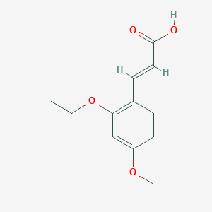 (E)-3-(2-Ethoxy-4-methoxyphenyl)acrylic acid