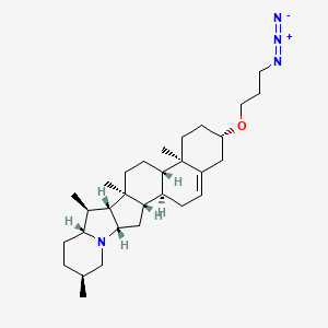 (1S,2S,7S,10R,11S,14S,15R,16S,17R,20S,23S)-7-(3-azidopropoxy)-10,14,16,20-tetramethyl-22-azahexacyclo[12.10.0.02,11.05,10.015,23.017,22]tetracos-4-ene