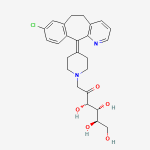 (3S,4R,5R)-1-(4-(8-Chloro-5H-benzo[5,6]cyclohepta[1,2-b]pyridin-11(6H)-ylidene)piperidin-1-yl)-3,4,5,6-tetrahydroxyhexan-2-one