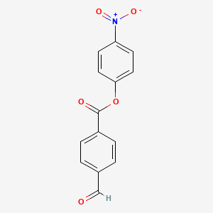 molecular formula C14H9NO5 B13437432 4-Nitrophenyl 4-formylbenzoate 