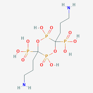 (3,6-Bis(3-aminopropyl)-2,5-dihydroxy-2,5-dioxido-1,4,2,5-dioxadiphosphinane-3,6-diyl)bis(phosphonic acid)