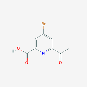 6-Acetyl-4-bromopyridine-2-carboxylic acid